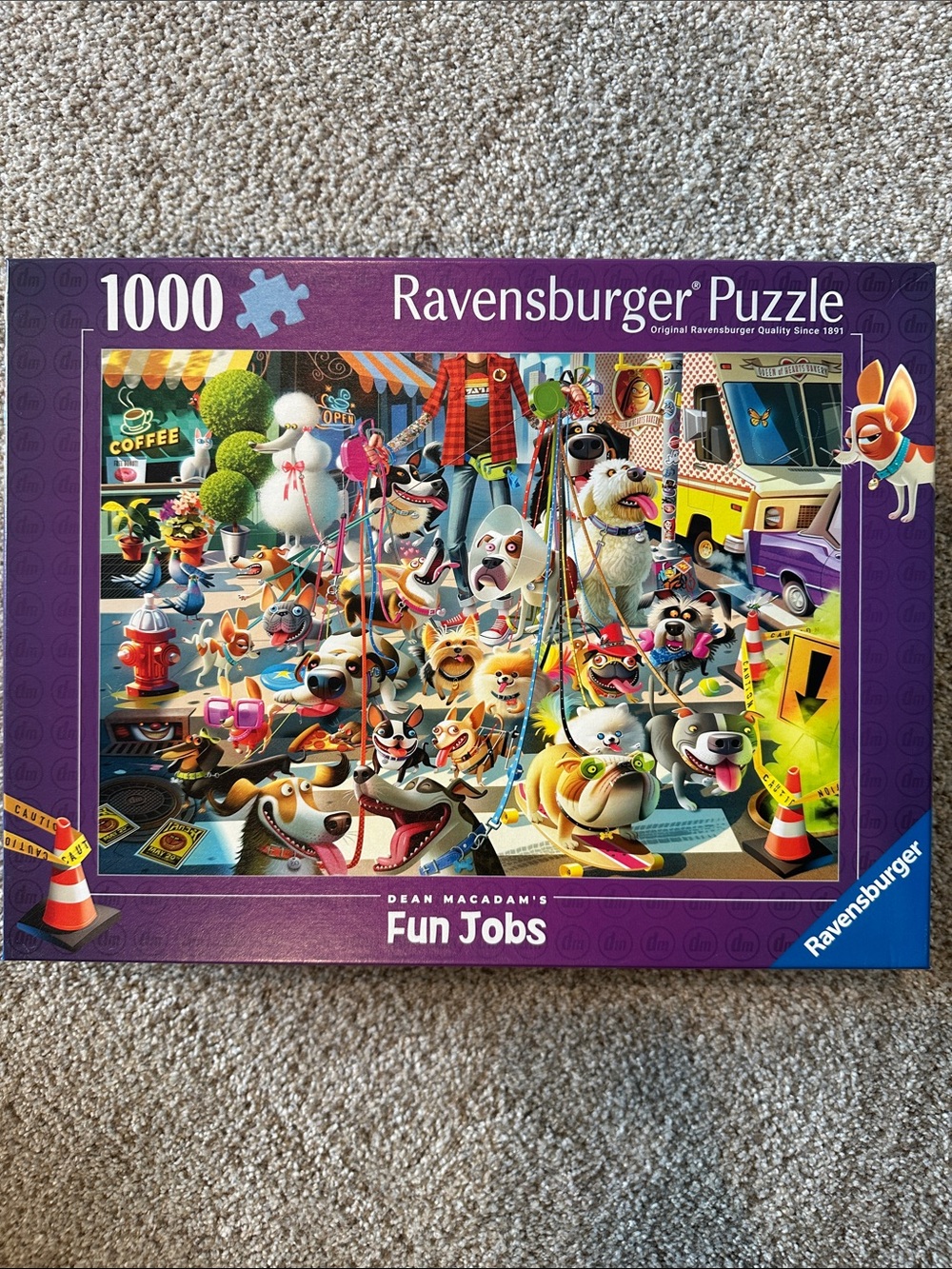 Ravensburger Puzzle ~ 1000 pc ~ The Dog Walker
